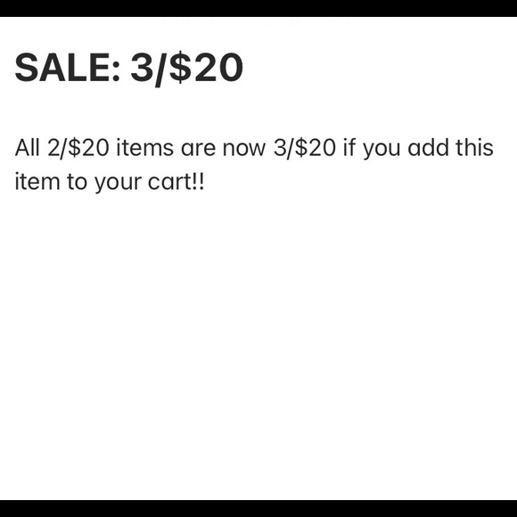 SALE: 3/$20! - Picture 1 of 1